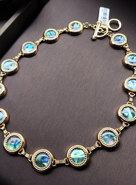 天然鲍贝韩式东大门耳环手链项链