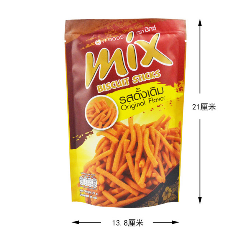 泰国进口VFOODS MIX脆脆条香辣咪咪虾 - 图1