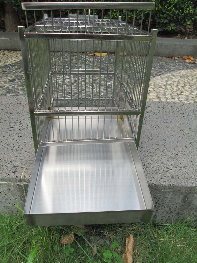 鸟笼子笼抽屉式洗澡笼画眉鸟八哥鹩哥冲凉笼送加食器鸟用具不锈钢,淘宝优惠券,粉丝福利购,淘宝优惠卷