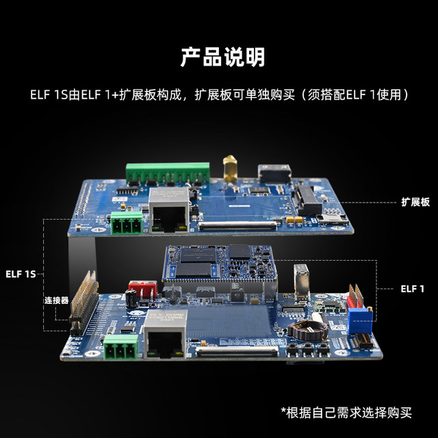 ElfBoard embedded linux development board mx6ull51 microcontroller stm32 learning advanced completion Feiling