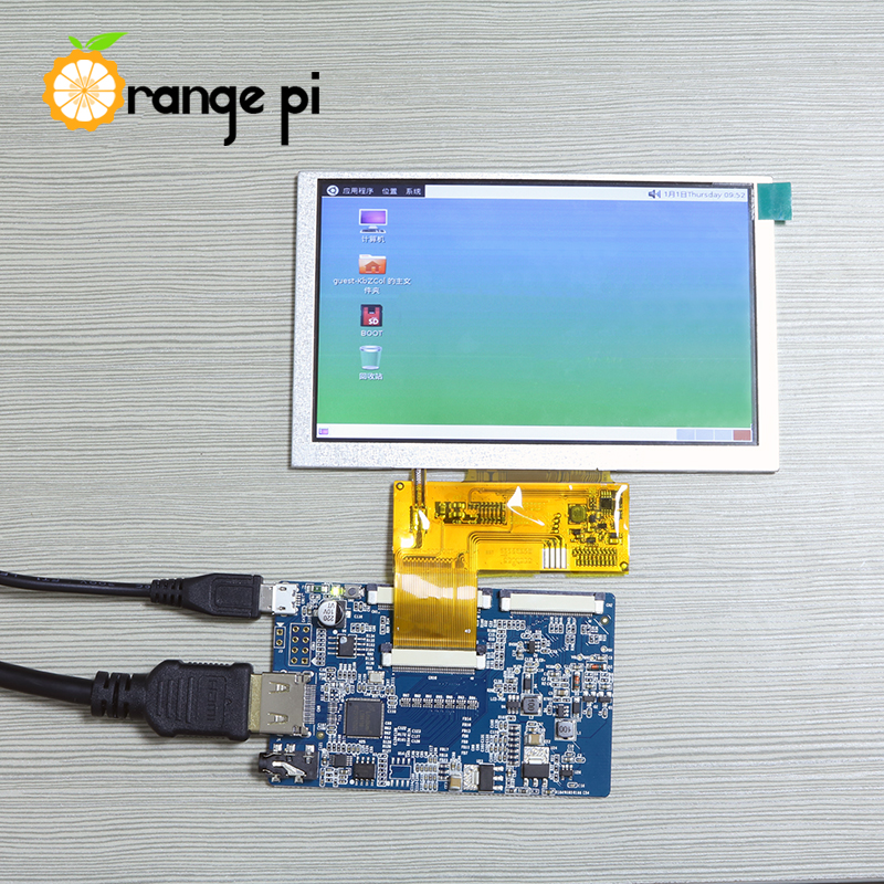 orangepi液晶屏 H3开发板专用屏幕 tft屏幕 5寸屏幕 orange pi-图0