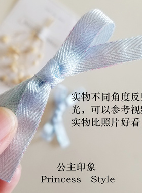 马卡龙星空色小蝴蝶结日韩风发夹