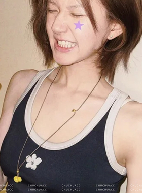 赵露思同款釉面珐琅葫芦项链新中式国风毛衣链高级感配饰金店同款