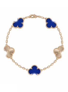 chuchuacc 2025新款四叶草五花手链女轻奢小众设计感高级精致手饰