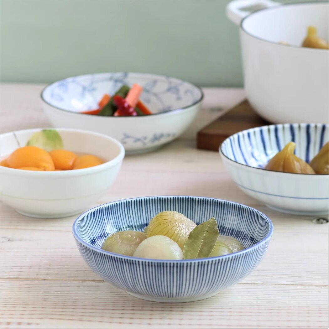 日本进口美浓烧饭碗日式陶瓷餐具创意饭碗散件陶瓷碗小碗