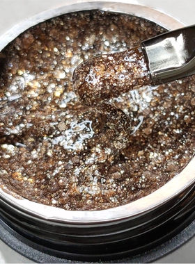 新款爆闪日式美甲高密度进口金银铂金胶可拉线画画彩绘光疗胶店用