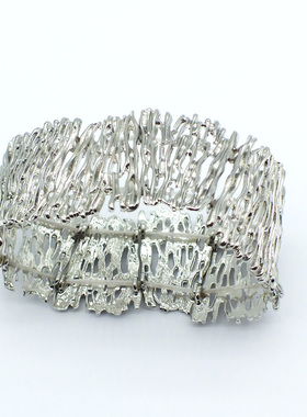 欧美时尚弹力手镯夸张金色手链