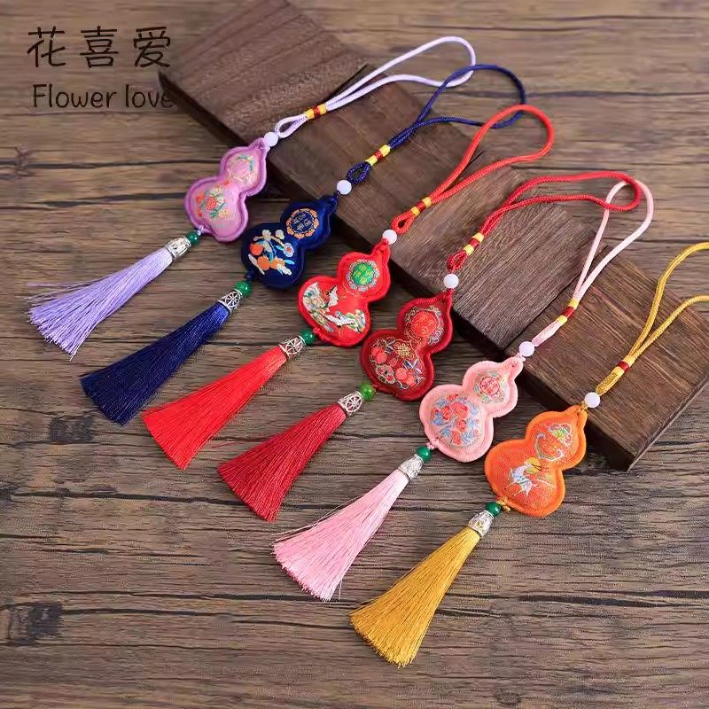 【2026新年】花喜爱葫芦流苏香包挂件古风年宵花福桶挂饰花艺材料,淘宝优惠券,粉丝福利购,淘宝优惠卷