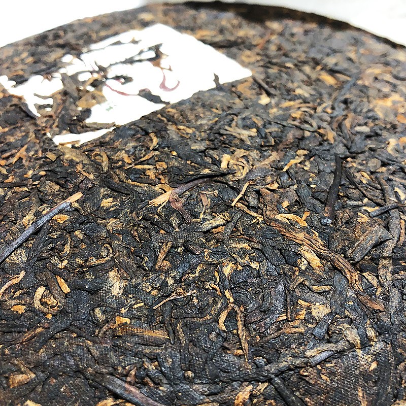 云南省本土正宗普洱茶熟普2015年景迈兰韵熟茶茶饼饼茶357g礼盒装