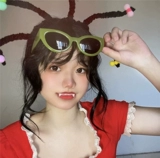 Милый ободок, черный забавный Бибикар Толокар Плазмакар с косичкой, xэллоуин, наряжаться