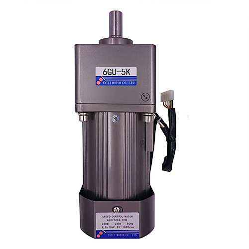 台力250W调速电机马达交流AC220V单相配齿轮减速箱6GU-5K带调速器 - 图3
