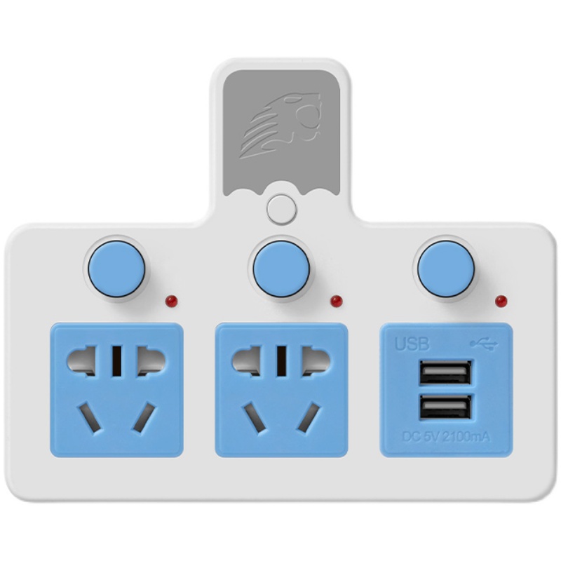 公雅牛usb多功能插座转换器不带线插头插排一转多孔家用无线插板 - 图3