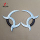 Zhenwu Double Yue Bagua Ziwu Yuanyang Yue Weapon Double Key Stainless Steel Martial Arts Equipment Performance Training Uncut