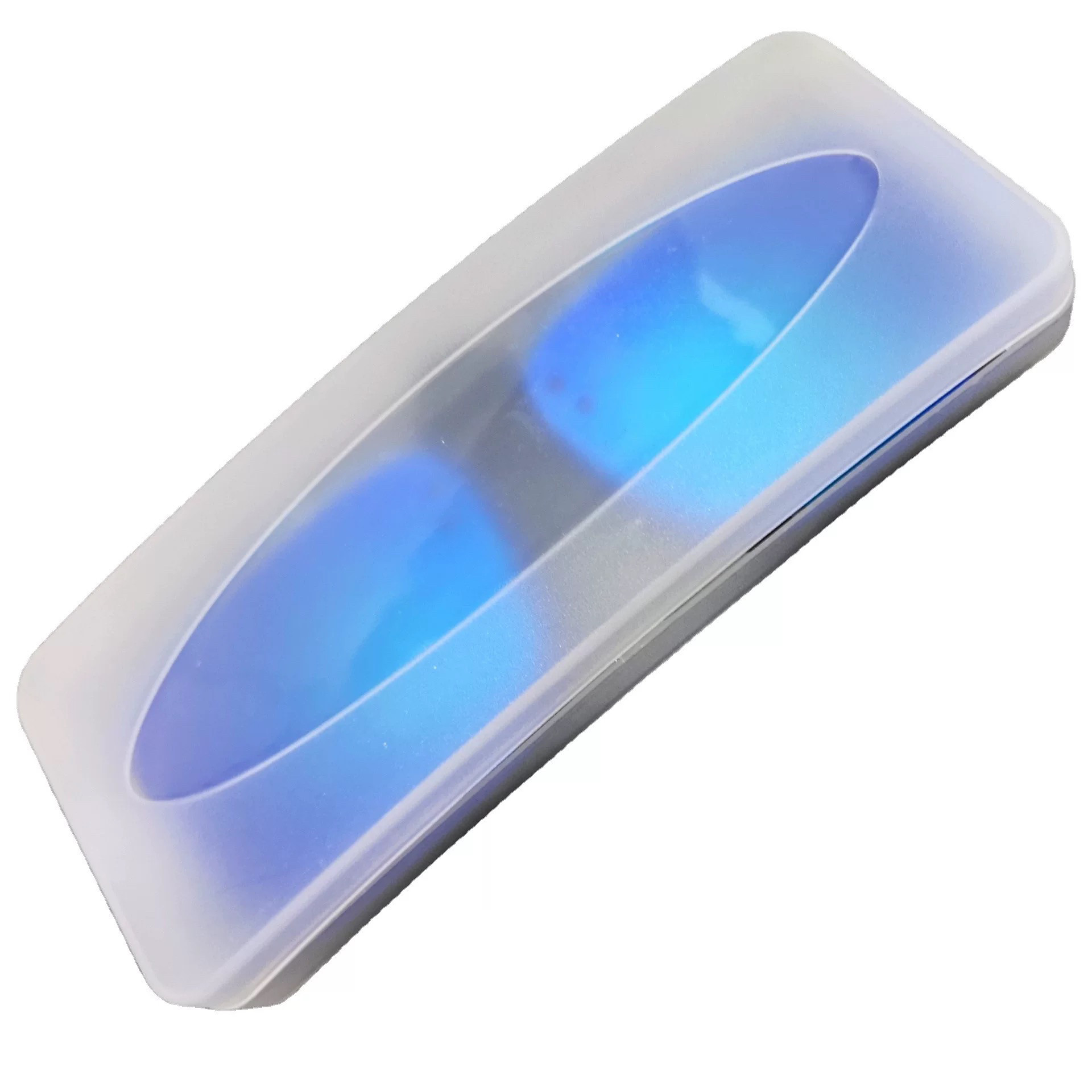 眼镜配件眼镜盒近视眼镜太阳镜夹片盒白色磨砂盒司机墨镜夹片盒子,淘宝优惠券,粉丝福利购,淘宝优惠卷