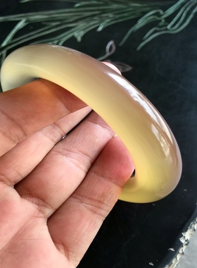 无烧原色红玉髓加宽加厚手镯