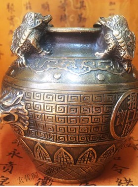 玄优阁苏民峰现代摆件纯铜