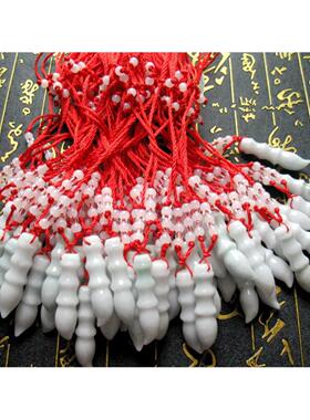 新款学生民族风A货全新翡翠玉文昌笔挂饰状元笔金榜题名笔玉毛笔