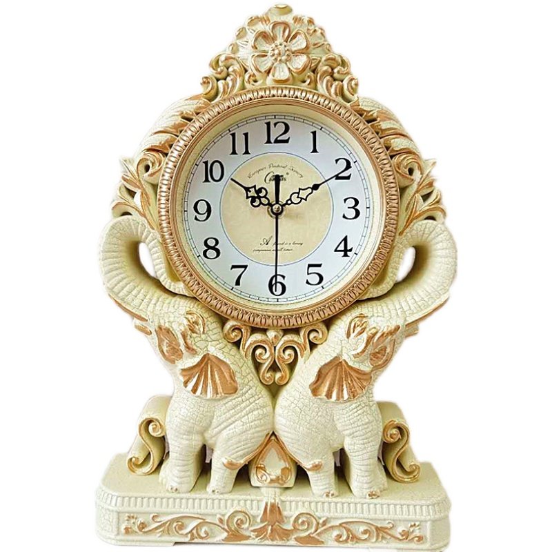 康巴丝时尚静音座钟欧式床头台钟家用电视柜时钟客厅卧室壁挂钟表,淘宝优惠券,粉丝福利购,淘宝优惠卷