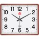 555 three-five clock rectangular living room office wall table modern simple silent quartz clock calendar wall clock