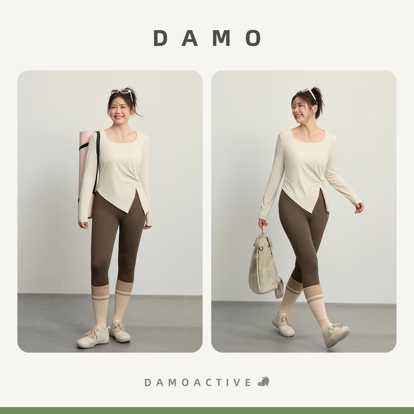 健身衣服女大码运动上衣普拉提训练服修身长袖T恤胖mm瑜伽服套装,淘宝优惠券,粉丝福利购,淘宝优惠卷