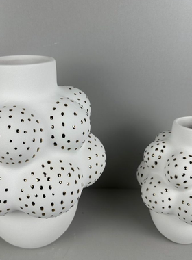 现代简约创意花瓶花器样板房售楼处桌面电视柜玄关软装饰品工艺品