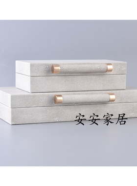 会所新古典风木质首饰盒工艺品