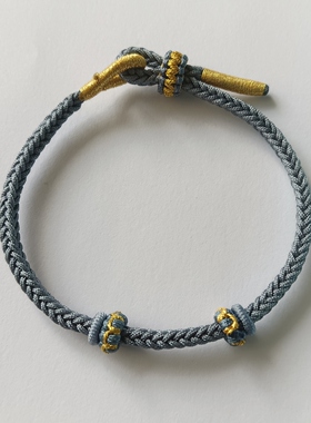 3.2mm可穿珠莲花固定圈手工手链