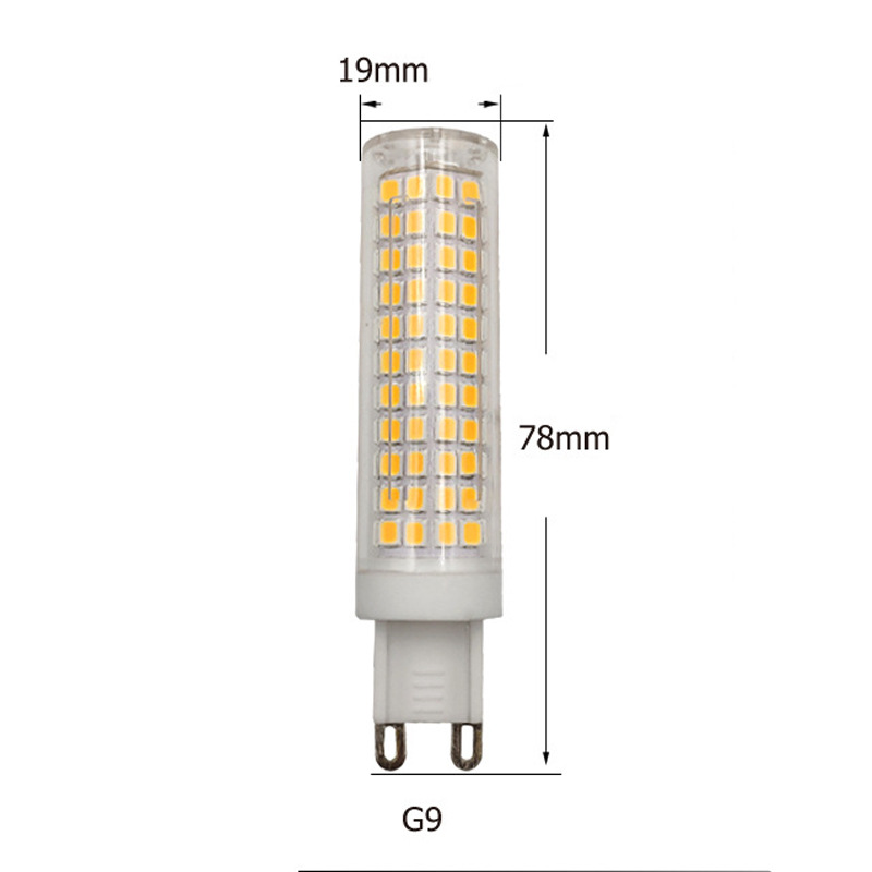 G9E11E12E14BA15D小玉米灯led陶瓷灯高亮15W220V110V可调光灯泡 - 图3