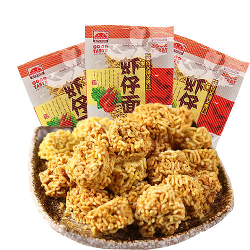 虾仔面小吃干脆面方便点心掌心脆干吃面小时候得小零食好吃的小吃 - 图0