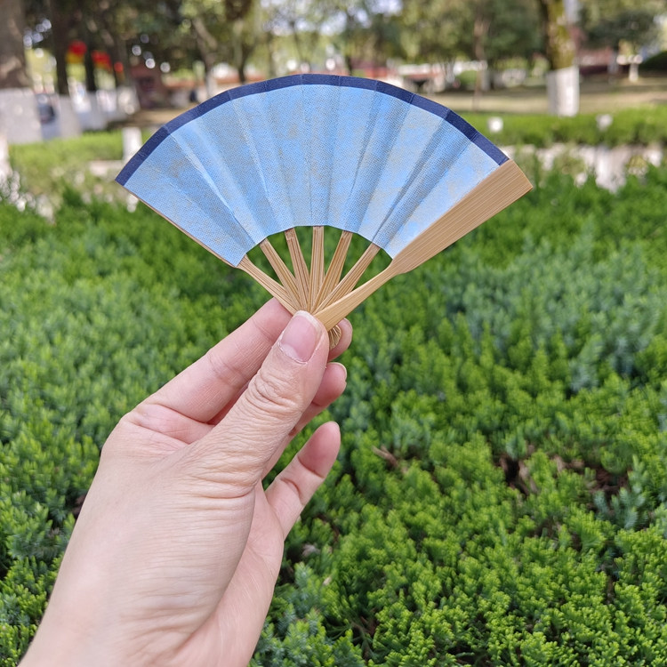 2.5寸迷你小扇子车挂手机链梅妃斑竹小折扇苏工扇面手工空白娃娃,淘宝优惠券,粉丝福利购,淘宝优惠卷