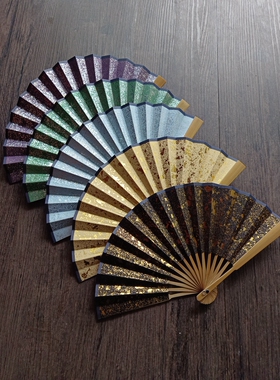 新品双色洒真金扇面水磨玉竹流苏