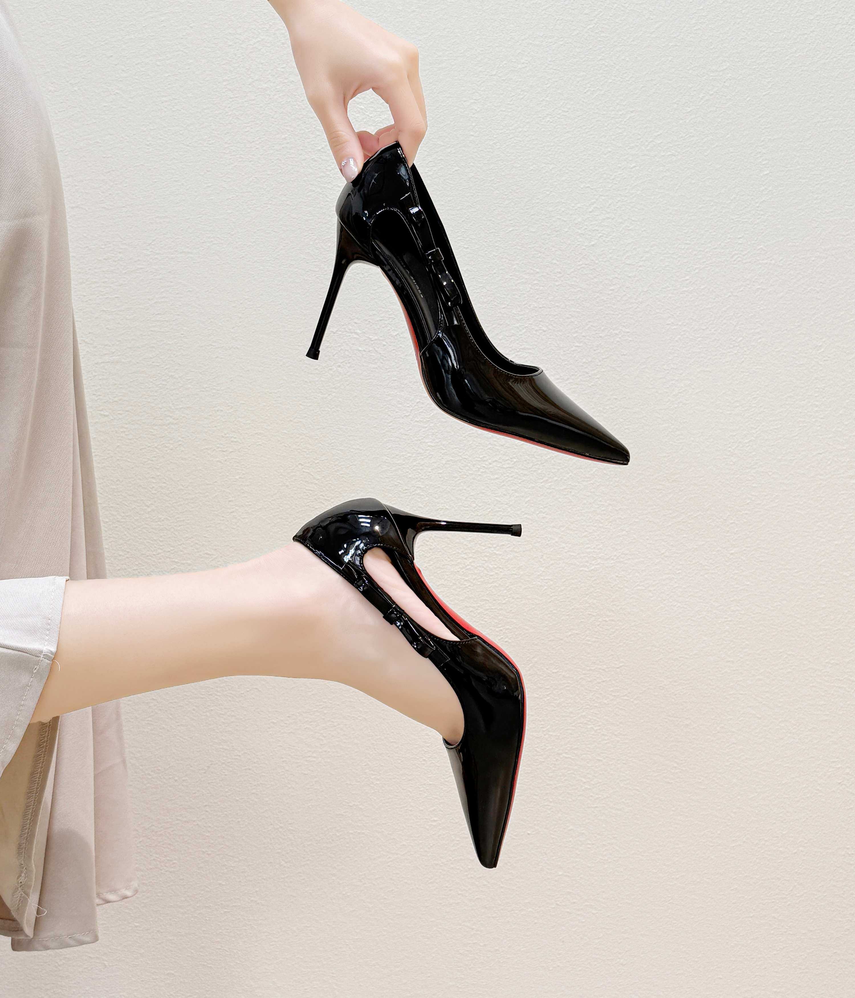 2026新款3527-1细高跟尖头浅口侧面蝴蝶结时尚小众设计单鞋女有34,淘宝优惠券,粉丝福利购,淘宝优惠卷