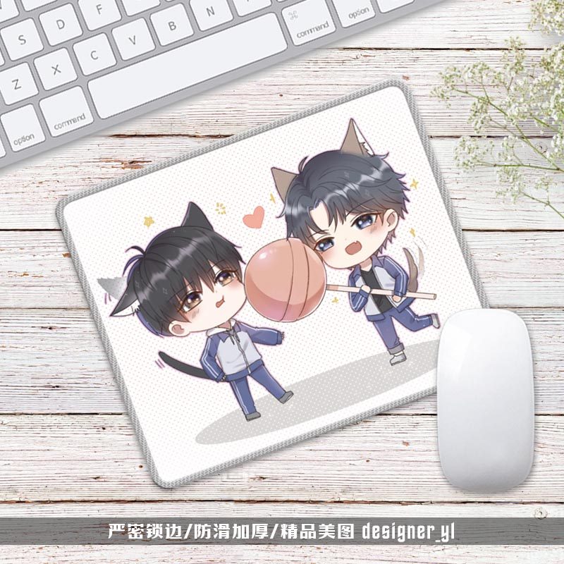 鼠标垫伪装学渣加厚锁边防滑贺朝谢俞原耽二次元卡通学生电脑周边,淘宝优惠券,粉丝福利购,淘宝优惠卷