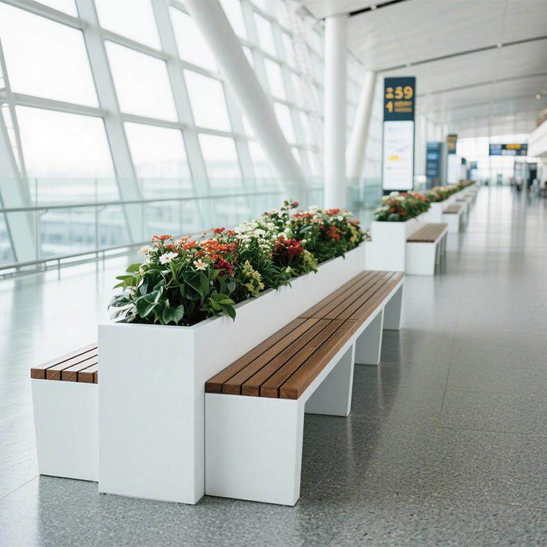 户外铁艺花箱市政花槽商业街组合花架定制房地产移动花坛围栏隔断,淘宝优惠券,粉丝福利购,淘宝优惠卷