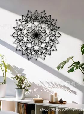 Black跨境铁艺生命之树WallDecor室内墙面金属艺术壁饰装饰