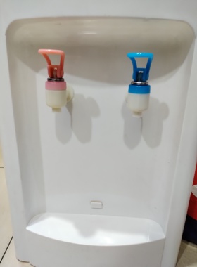 饮水机水龙头水嘴配件外丝螺纹通用食品级扎带扣6根红蓝色一对