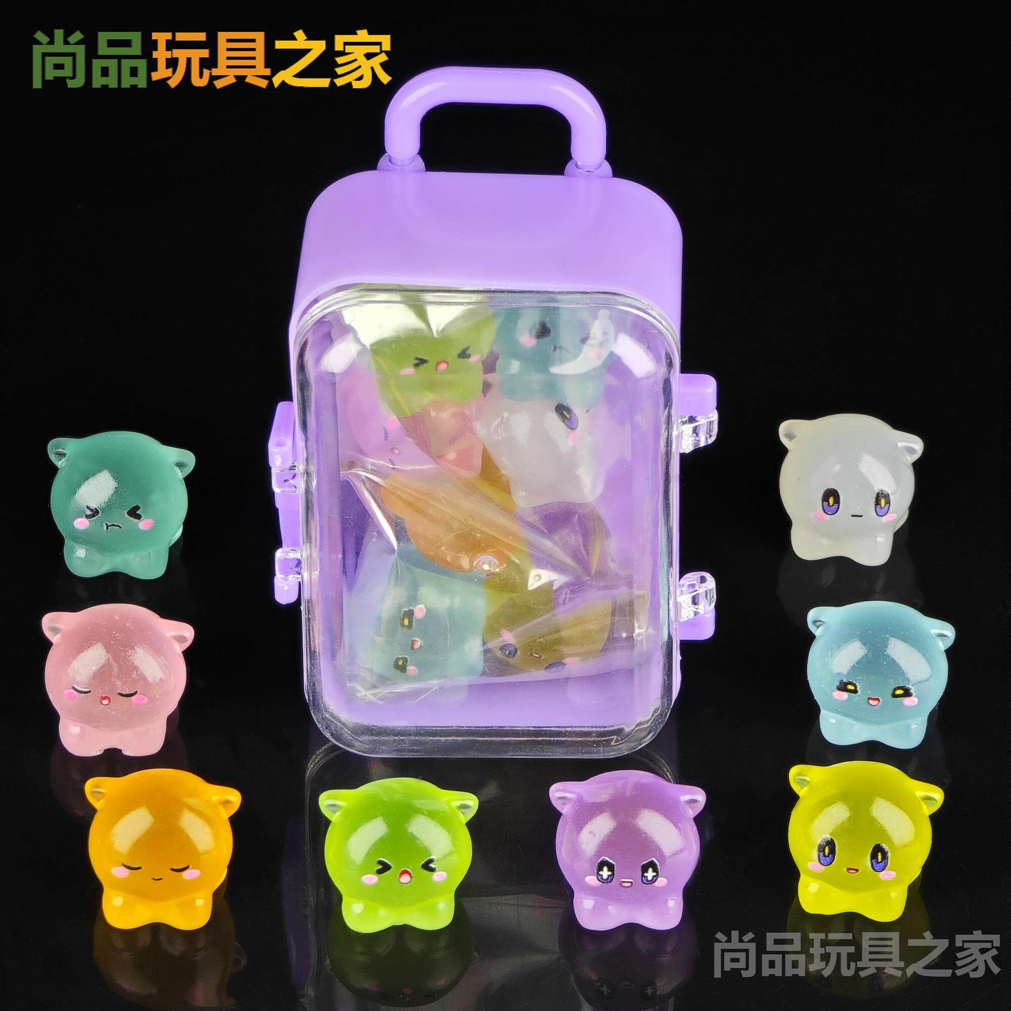 蛋仔派对手办盒装水捏捏神奇艾比玩偶蛋仔派对玩具小朋友生日夜光礼物公仔手办