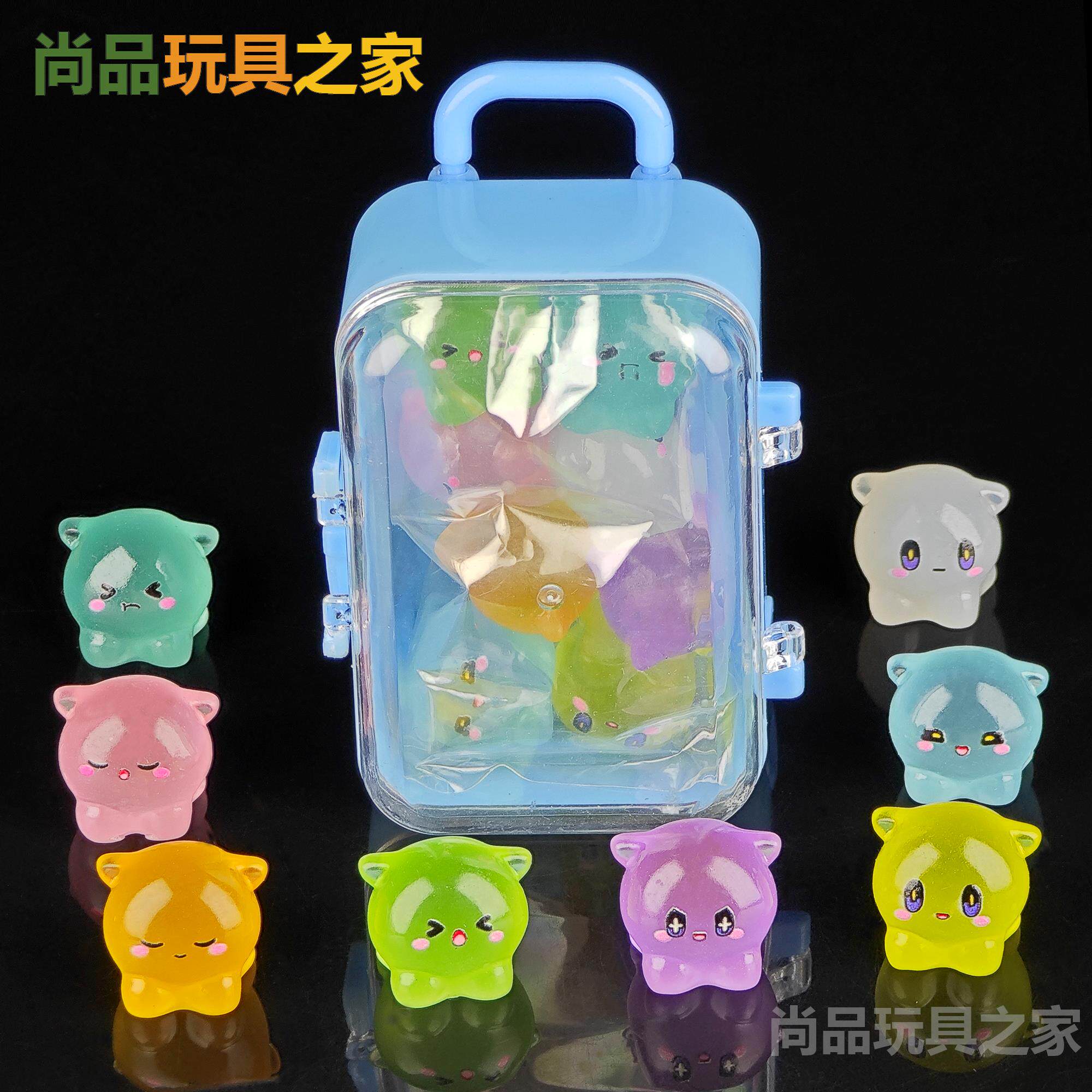 蛋仔派对手办盒装水捏捏神奇艾比玩偶蛋仔派对玩具小朋友生日夜光礼物公仔手办