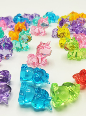 卡通独角兽亚克力水晶公