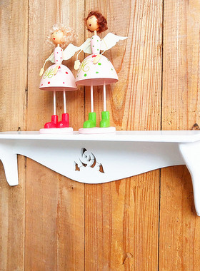 清仓儿童礼品工艺品欧式铁皮芭比天使桌面摆设搁板装饰少女房摆件