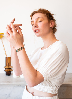 小众法国叠戴三层幸运手绳现货