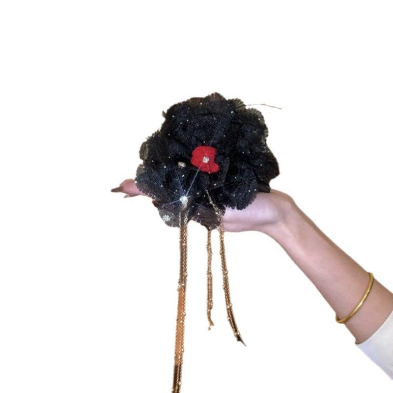 蛇年头饰2025新款高档抓夹中国红新年抓夹女福字抓夹新年头饰祥云,淘宝优惠券,粉丝福利购,淘宝优惠卷