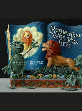 狮子王故事书辛巴刀疤彭彭雕像