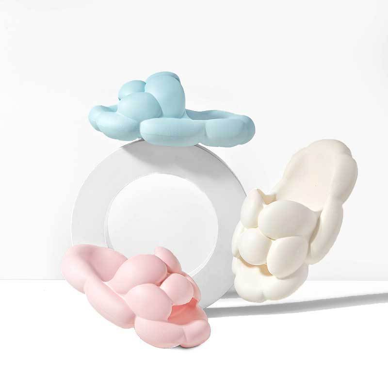 进口新款蛋蛋鞋大厚底踩屎感凉拖鞋女夏季防滑家居拖鞋家用室内凉 - 图2