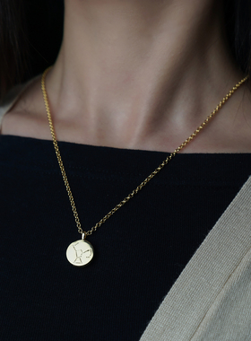 纯银手工镶嵌天然陨石切片的吊坠