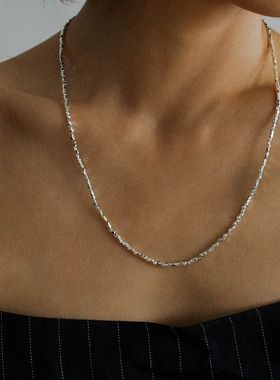 轻奢高级碎银几两蹦迪项链手链女