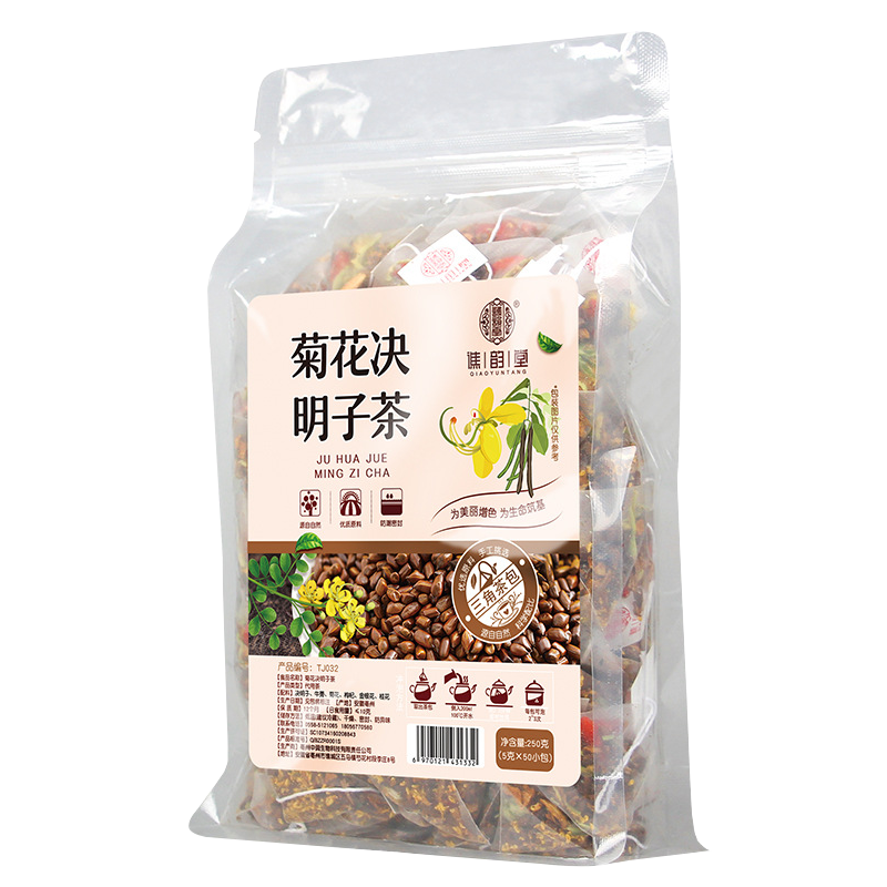 谯韵堂菊花决明子茶鞠花觉明子茶牛旁根桂花杞菊金银花茶安徽亳州 - 图3