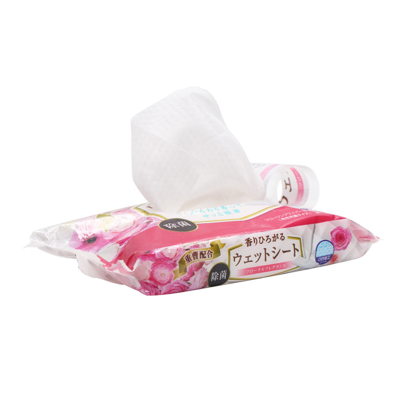 日本制造 原装进口 芳香型加厚加大擦地湿巾盈袖花香地板湿巾16枚,淘宝优惠券,粉丝福利购,淘宝优惠卷