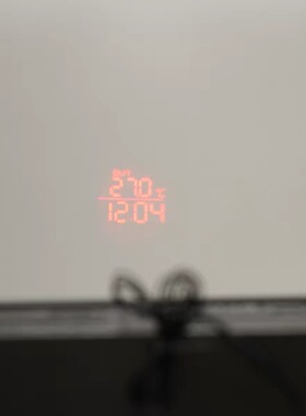 出老美钟控收音机双闹钟时钟投影 时尚家居时钟 室外温湿度传感器