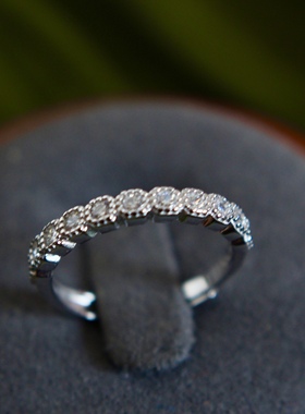 925纯银简约情侣戒指纪念日必买